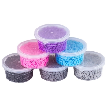 Koraliki Do Prasowania 3000szt, Prasowanki, Do Prasowanek, 6 Kolorów, Zapas KOLOROWE ODCIENIE