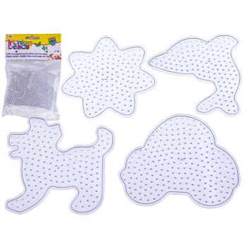 Szablon Do Prasowanek, Podstawka 4 Wzory, AUTKO KWIATEK DELFIN PIESEK Prasowanka Koraliki Do Prasowania