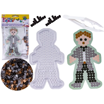 Koraliki do prasowania, Prasowanka, Szablon, Saszetka ZABAWKA, LUDZIK, CHŁOPEK, PAJACYK