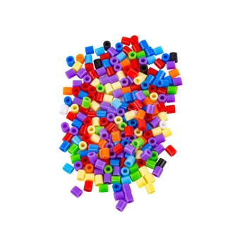 Koraliki do prasowania, Prasowanka, Szablon, Saszetka KOLOROWA PAPUGA, ARA