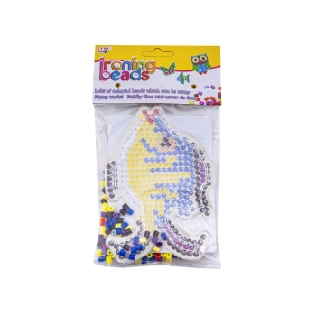 Koraliki do prasowania, Prasowanka, Szablon, Saszetka KOLOROWA RYBKA, RYBA MORSKA