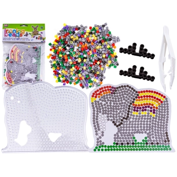 Koraliki do prasowania, Prasowanka, Szablon, Saszetka SŁOŃ, SŁONIK