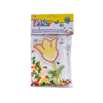 Koraliki do prasowania, Prasowanka, Szablon, Saszetka SŁONECZNY TULIPAN