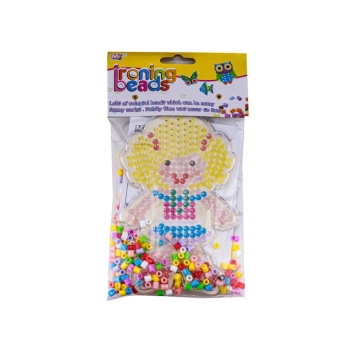 Koraliki do prasowania, Prasowanka, Szablon, Saszetka DZIEWCZYNKA W SUKIENCE