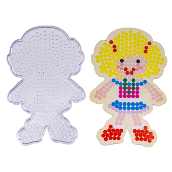 Koraliki do prasowania, Prasowanka, Szablon, Saszetka DZIEWCZYNKA W SUKIENCE