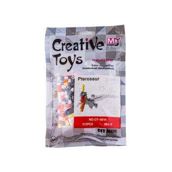 Koraliki do prasowania Wersja 3D, PTERODAKTYL, DINOZAUR, Saszetka, Prasowanka