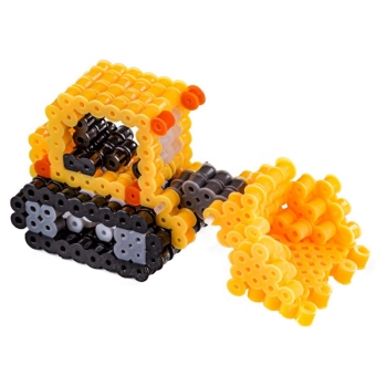 Koraliki do prasowania Wersja 3D, BULDOŻER, SPYCH, Saszetka, Prasowanka