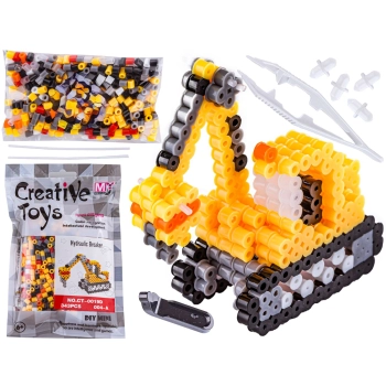 Koraliki do prasowania Wersja 3D, KOPARKA MŁOT, Saszetka, Prasowanka