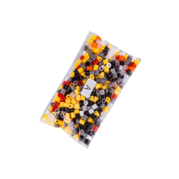 Koraliki do prasowania Wersja 3D, KOPARKA MŁOT, Saszetka, Prasowanka