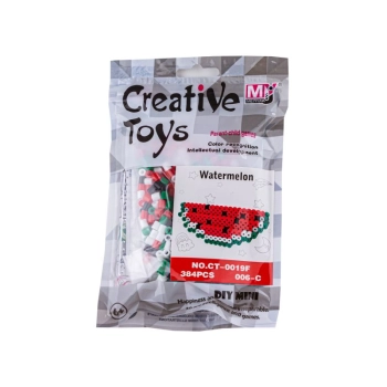 Koraliki do prasowania Wersja 3D, Szablon ARBUZ Owoce, Saszetka, Prasowanka