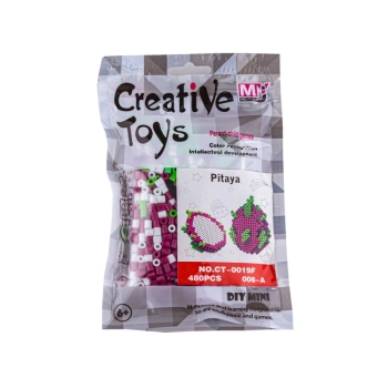 Koraliki do prasowania Wersja 3D, Szablon PITAJA, SMOCZY OWOC Owoce, Saszetka, Prasowanka