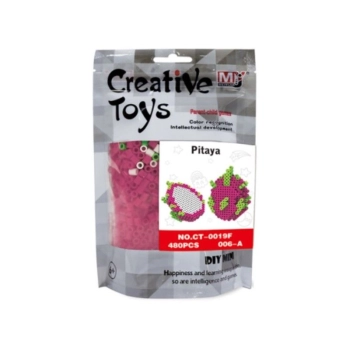 Koraliki do prasowania Wersja 3D, Szablon PITAJA, SMOCZY OWOC Owoce, Saszetka, Prasowanka