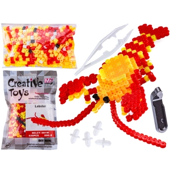 Koraliki do prasowania Wersja 3D, Szablon HOMAR, Saszetka, Prasowanka