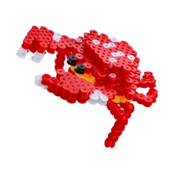 Koraliki do prasowania Wersja 3D, Szablon KRAB, Saszetka, Prasowanka