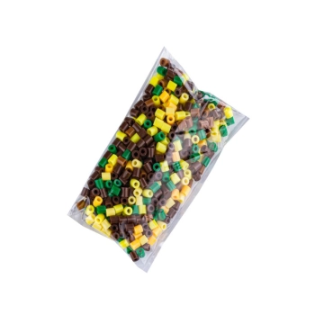 Koraliki do prasowania Wersja 3D, Szablon Kwiatek SŁONECZNIK, Saszetka, Prasowanka