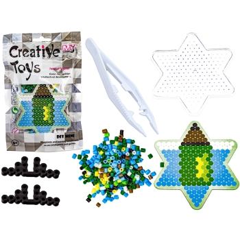 Koraliki do prasowania, Prasowanka, Szablon, Saszetka KAKTUS, KREDKA