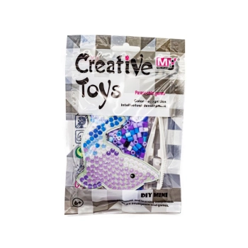 Koraliki do prasowania, Prasowanka, Szablon, Saszetka DELFIN