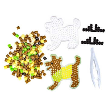 Koraliki do prasowania, Prasowanka, Szablon, Saszetka PIES, PIESEK W KOSZULCE