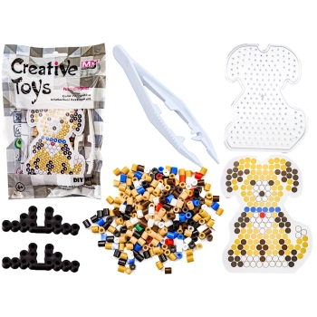 Koraliki do prasowania, Prasowanka, Szablon, Saszetka PIES, PIESEK W OBROŻY