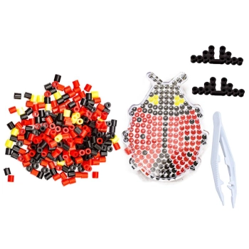 Koraliki do prasowania, Prasowanka, Szablon, Saszetka BIEDRONKA