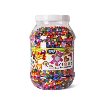 Prasowanka, Koraliki Do Prasowania, Zestaw 15000 Elementów W Butelce, Słoik