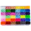 Koraliki Do Prasowania 12000szt, Prasowanka, Koraliki Uzupełniające Do Prasowanek, ORGANIZER 36 Kolorów, Uzupełniacz, Zapas