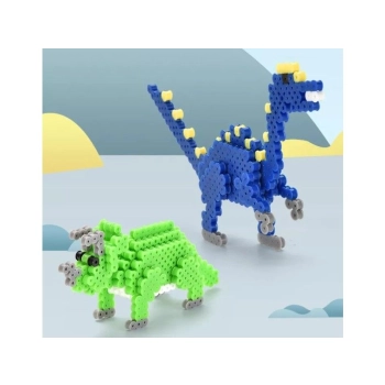 Prasowanka, Koraliki Do Prasowania, Zestaw DINOZAURY 3D 3000 Sztuk