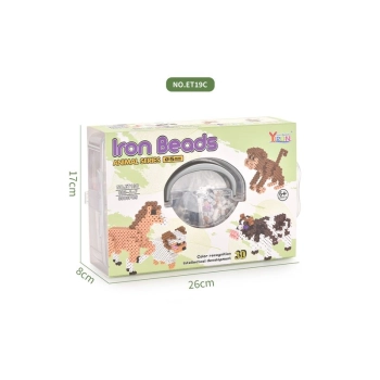 Prasowanka, Koraliki Do Prasowania, Zestaw ZWIERZĘTA 3D 3000 Sztuk