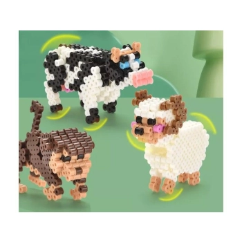 Prasowanka, Koraliki Do Prasowania, Zestaw ZWIERZĘTA 3D 3000 Sztuk