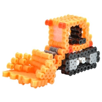 Prasowanka, Koraliki Do Prasowania, Zestaw POJAZDY BUDOWLANE 3D 3000 Sztuk