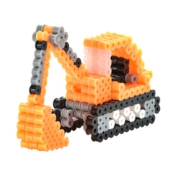 Prasowanka, Koraliki Do Prasowania, Zestaw POJAZDY BUDOWLANE 3D 3000 Sztuk