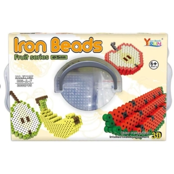 Prasowanka, Koraliki Do Prasowania, Zestaw OWOCE 3D 3000 Sztuk