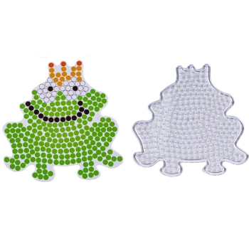 Koraliki Do Prasowania Szablony Księżniczka I Żaba, Zestaw 2000 Elementów, Prasowanka, Kuferek