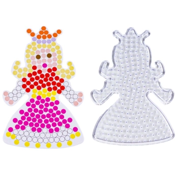 Koraliki Do Prasowania Szablony Księżniczka I Żaba, Zestaw 2000 Elementów, Prasowanka, Kuferek