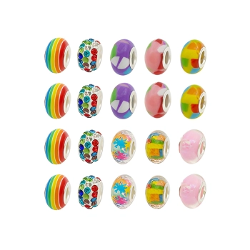 Zestaw Do Tworzenia Robienia Biżuterii, Bransoletek, Charmsy, Zawieszki, Koraliki TĘCZOWY MIX + Etui