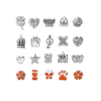 Zestaw Do Tworzenia Robienia Biżuterii, Bransoletek, Charmsy, Zawieszki, Koraliki ODCIENIE CZERWIENI + Etui