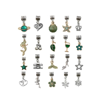 Zestaw Do Tworzenia Robienia Biżuterii, Bransoletek, Charmsy, Zawieszki, Koraliki ODCIENIE ZIELENI + Etui