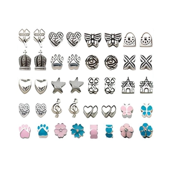 Zestaw Do Tworzenia Robienia Biżuterii, Bransoletek, Charmsy, Zawieszki, Koraliki NIEBIESKO-RÓŻOWY MIX + Etui