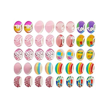 Zestaw Do Tworzenia Robienia Biżuterii, Bransoletek, Charmsy, Zawieszki, Koraliki TĘCZOWO-RÓŻOWY MIX + Etui