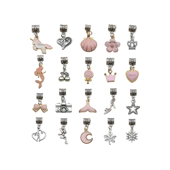 Zestaw Do Tworzenia Robienia Biżuterii, Bransoletek, Charmsy, Zawieszki, Koraliki 66el. ODCIENIE RÓŻU + Kosmetyczka