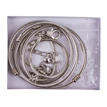 Zestaw Do Tworzenia Robienia Biżuterii, Bransoletek, Charmsy, Zawieszki, Koraliki MIX