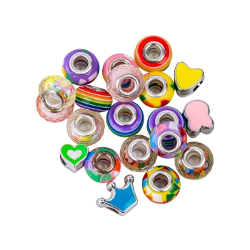 Zestaw Do Tworzenia Robienia Biżuterii, Bransoletek, Charmsy, Zawieszki, Koraliki MIX