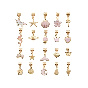 Zestaw Do Tworzenia Robienia Biżuterii, Bransoletek, Charmsy, Zawieszki, Koraliki ODCIENIE RÓŻU