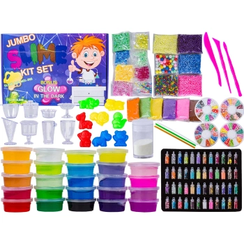 SLIME Do Tworzenia Robienia Glutów, Stwórz Gluta Kreatywny Zestaw Świecący