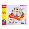 Wielofunkcyjna tablica magnetyczna 2w1, Pisak, Magnesy - literki, cyferki