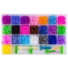 Gumki Zestaw Do Robienia Tworzenia Bransoletek Naszyjników Koraliki 4400 elementów