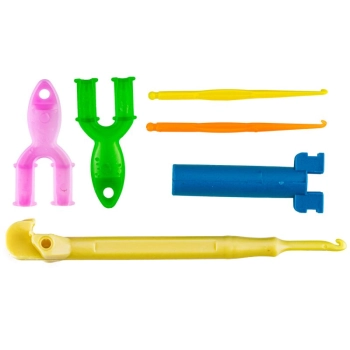 Gumki Zestaw Do Robienia Tworzenia Bransoletek Naszyjników Koraliki 4400 elementów