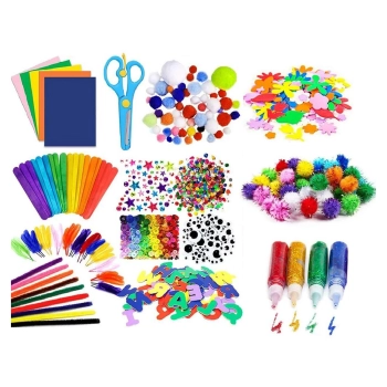 Kreatywny, plastyczny, duży zestaw dla dzieci, Rękodzieło