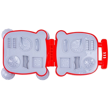 Kreatywny zestaw z masą plastyczną, ciastolina PRZYGOTUJ HAMBURGERA