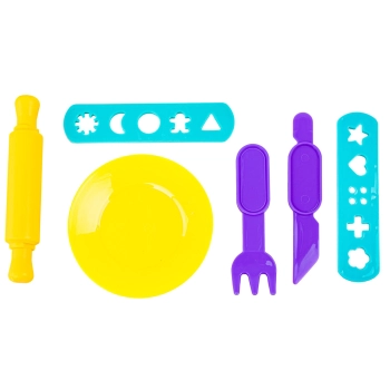 Kreatywny zestaw z masą plastyczną, ciastolina PRZYGOTUJ HAMBURGERA